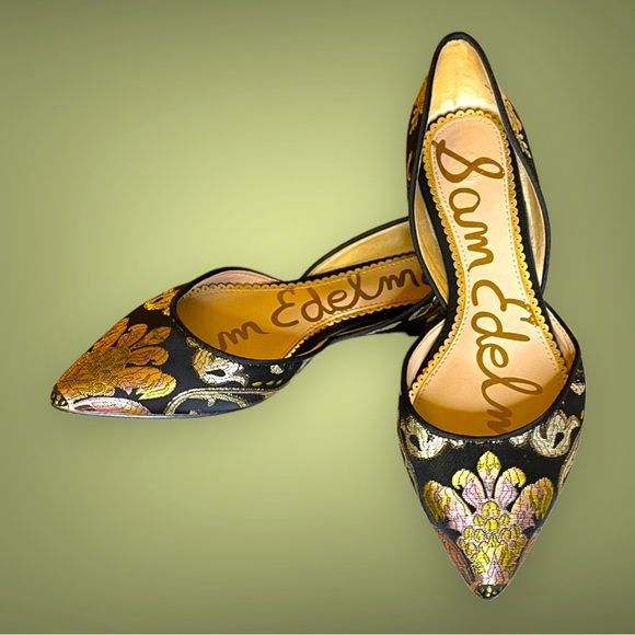 Sam Edelman Shoes - Sam Edelman Rodney Pointy Toe D’Orsay Flat {Blk} 8